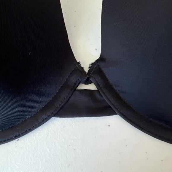 Maidenform Womans 34 C Underwire Molded Bra 34C t shirt lined black convertible - Picture 10 of 16